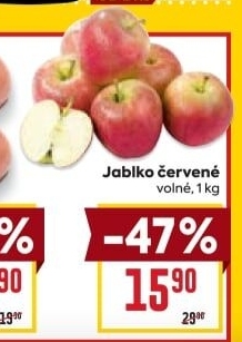 Jablka červená