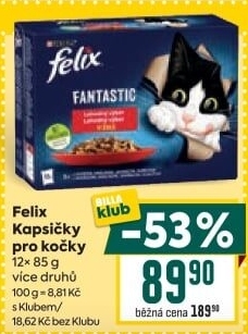 Kapsičky pro kočky Felix Purina