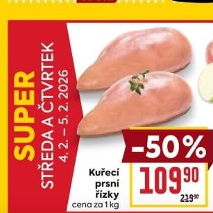 Kuřecí prsní řízky