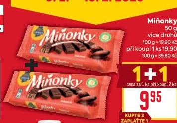 Oplatky Miňonky Opavia