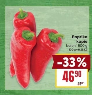 Paprika červená kapie