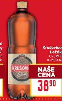 Pivo světlý ležák Královský 12° Krušovice