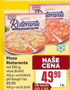 Pizza mražená Ristorante Dr. Oetker