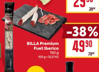 Salám Fuet Iberico Premium Billa