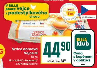 Vejce z podestýlky M Srdce Domova