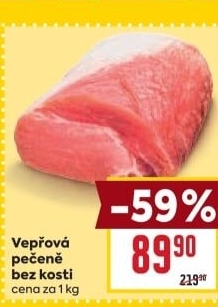 Vepřová pečeně bez kosti