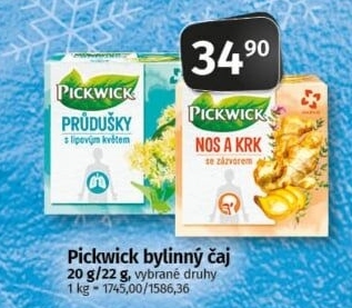 Čaj bylinný Pickwick
