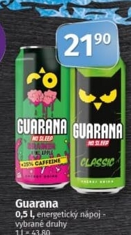 Energetický nápoj Guarana