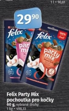 Pamlsky pro kočky Party mix Felix Purina