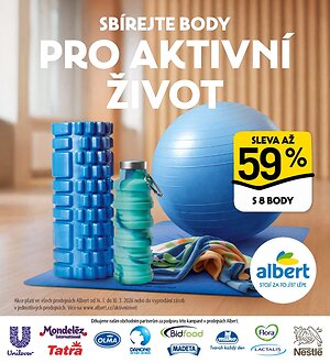 akční leták Albert 4.2.2026-3.3.2026