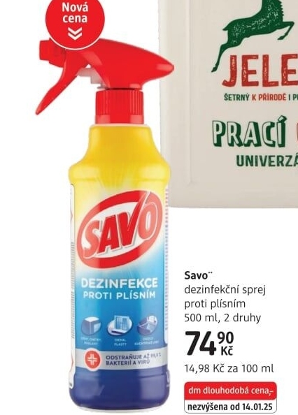 Čistič proti plísním Savo