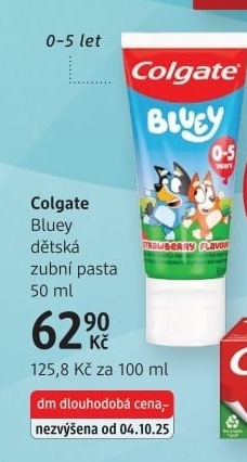 Pasta na zuby dětská Colgate