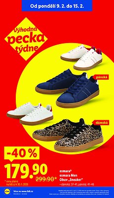 akční leták Lidl 9.2.2026-15.2.2026