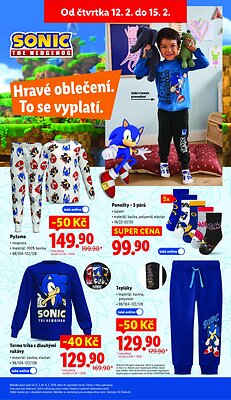 akční leták Lidl 9.2.2026-15.2.2026