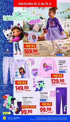 akční leták Lidl 9.2.2026-15.2.2026