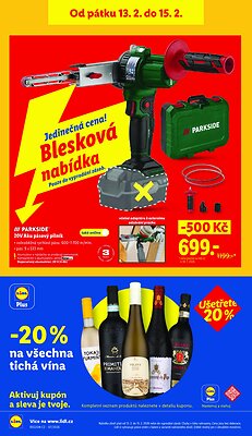 akční leták Lidl 9.2.2026-15.2.2026