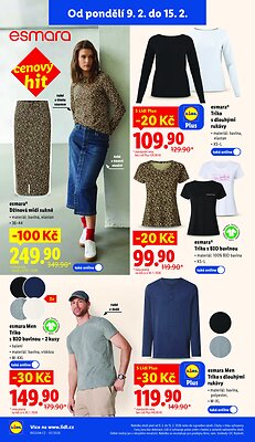 akční leták Lidl 9.2.2026-15.2.2026