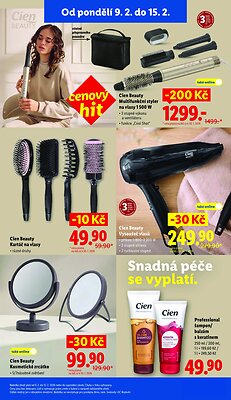 akční leták Lidl 9.2.2026-15.2.2026