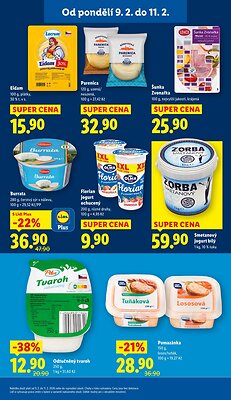 akční leták Lidl 9.2.2026-11.2.2026
