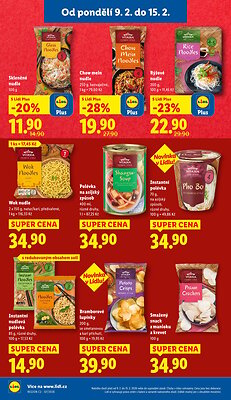 akční leták Lidl 9.2.2026-11.2.2026