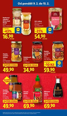 akční leták Lidl 9.2.2026-11.2.2026
