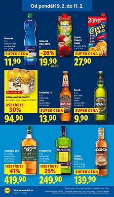 akční leták Lidl 9.2.2026-11.2.2026
