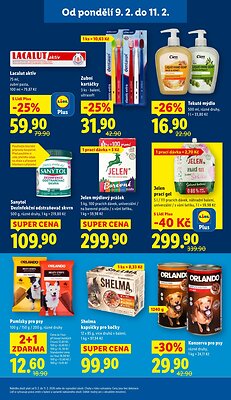 akční leták Lidl 9.2.2026-11.2.2026