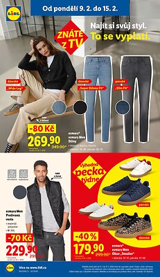 akční leták Lidl 9.2.2026-11.2.2026