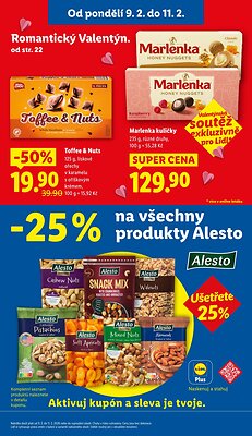 akční leták Lidl 9.2.2026-11.2.2026