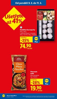 akční leták Lidl 9.2.2026-11.2.2026