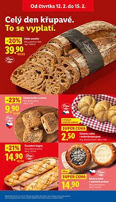 akční leták Lidl 12.2.2026-15.2.2026