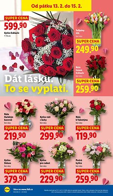 akční leták Lidl 12.2.2026-15.2.2026