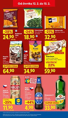 akční leták Lidl 12.2.2026-15.2.2026