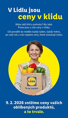 akční leták Lidl 12.2.2026-15.2.2026