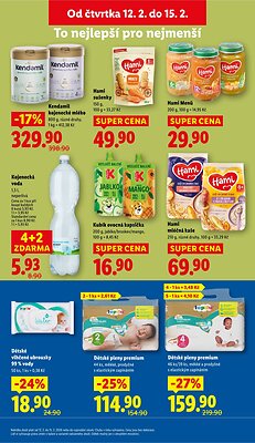 akční leták Lidl 12.2.2026-15.2.2026