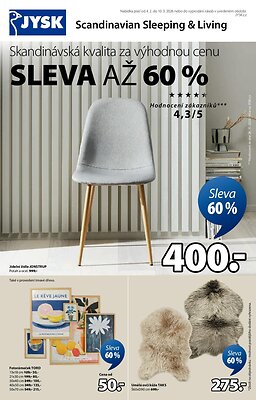 akční leták Jysk 4.2.2026-10.3.2026