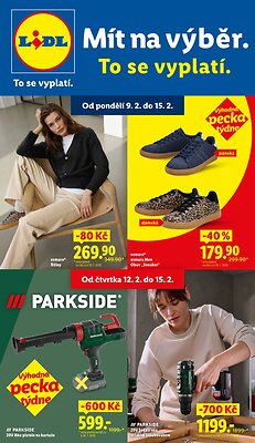 akční leták Lidl 9.2.2026-15.2.2026