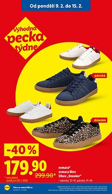 akční leták Lidl 9.2.2026-15.2.2026