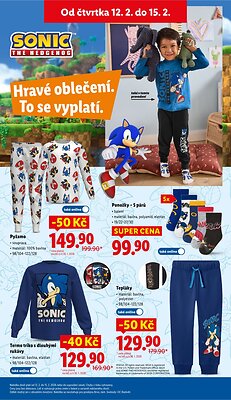 akční leták Lidl 9.2.2026-15.2.2026