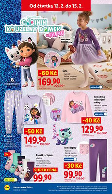 akční leták Lidl 9.2.2026-15.2.2026