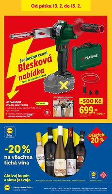 akční leták Lidl 9.2.2026-15.2.2026