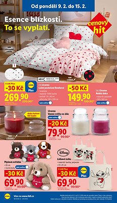akční leták Lidl 9.2.2026-15.2.2026