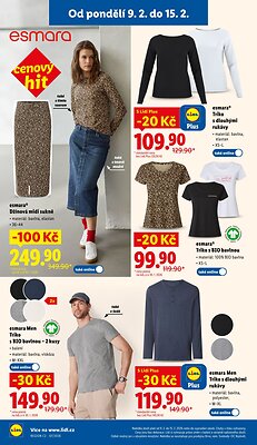 akční leták Lidl 9.2.2026-15.2.2026