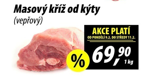 Masový kříž od kýty vepřový