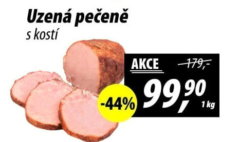 Uzená pečeně s kostí