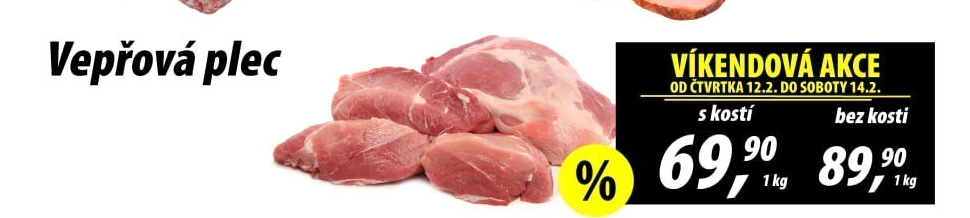 Vepřová plec s kostí