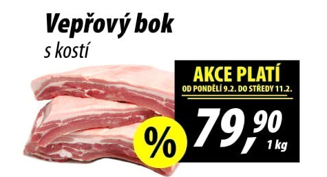Vepřový bok s kostí