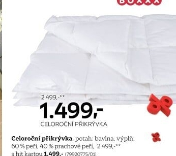 CELOROČNÍ PŘIKRÝVKA