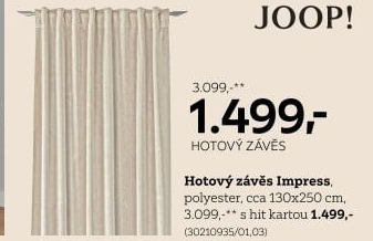 HOTOVÝ ZÁVĚS