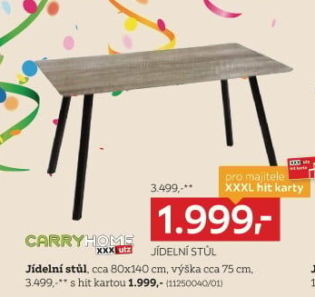JÍDELNÍ STŮL
